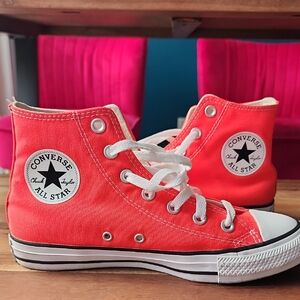Converse High-Top Sneakers - Bright Red